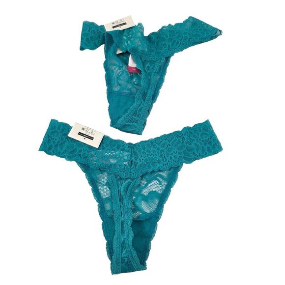 No Boundaries 4 Pack Lace Micro Thong Panties – Size Small (3-5) NWT - Picture 7 of 14